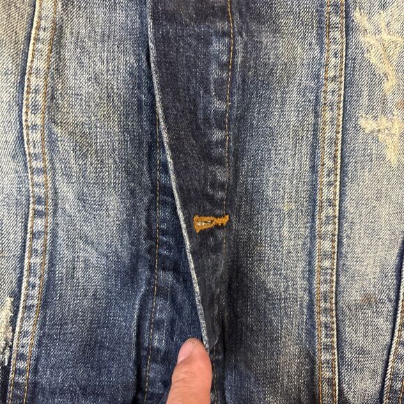 Cult Of Individuality Jean Vest XXL 2XL Distressed - Picture 7 of 10